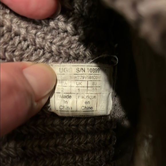 UGG Knit Cuff Boots in Gray - Picture 4 of 6